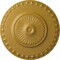 Ekena Millwork Lyon Ceiling Medallion (Fits Canopies up to 3 5/8"), 23 1/2"OD x 3 1/4"P, Iridescent Gold CM23LYIGS - alternate 1